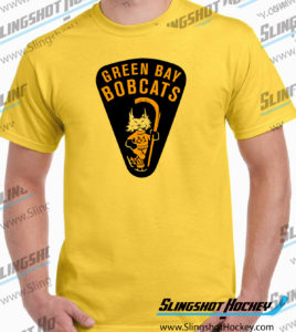 green-bay-bobcats-yellow-tshirt-hockey