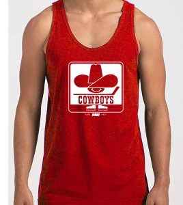calgary-cowboys-red-hockey-tank-top