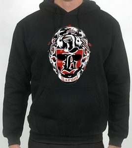 Gilles-Meloche-Cleveland-Barons-mens-black-hoodie-sweatshirt