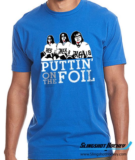puttin-on-the-foil-royal-blue-slap-shot-mens-hockey-tshirt