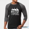 puttin-on-the-foil-34-charcoal-heather-sleeve-black-raglan-tshirt