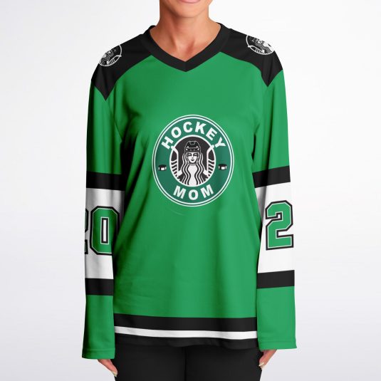 hockey-mom-coffee-green-Jersey-front_closeup