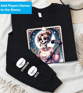 hockey-mom-2-tarot-cards-Sleeve-print-sweatshirt
