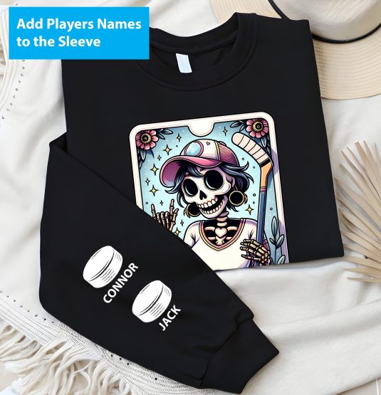 hockey-mom-tarot-cards-3-Sleeve-print-sweatshirt