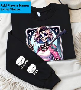hockey-mom-tarot-cards-Sleeve-print-sweatshirt