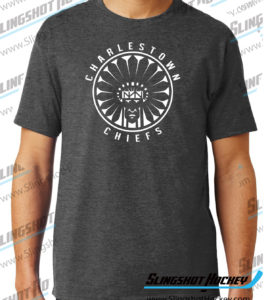 Charlestown-Chiefs-Warrior-charcoal-heather-grey-hockey-tshirt