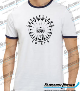 Charlestown-Chiefs-Warrior-slapshot-ringer-white-black-tshirt-SH