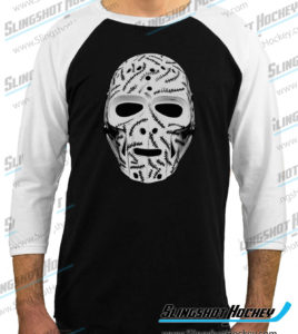 Gerry-Cheevers-Goalie-Mask-raglan-white-sleeve-black-body