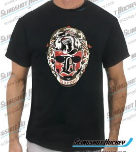 Gilles-Meloche-Cleveland-Baronsblack-mens-hockey-tshirt