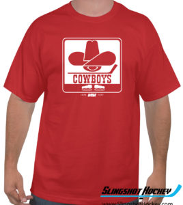 calgary-cowboys-red-mens-hockey-tee