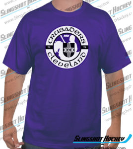 Cleveland-Crusaders-purple-hockey-tshirt